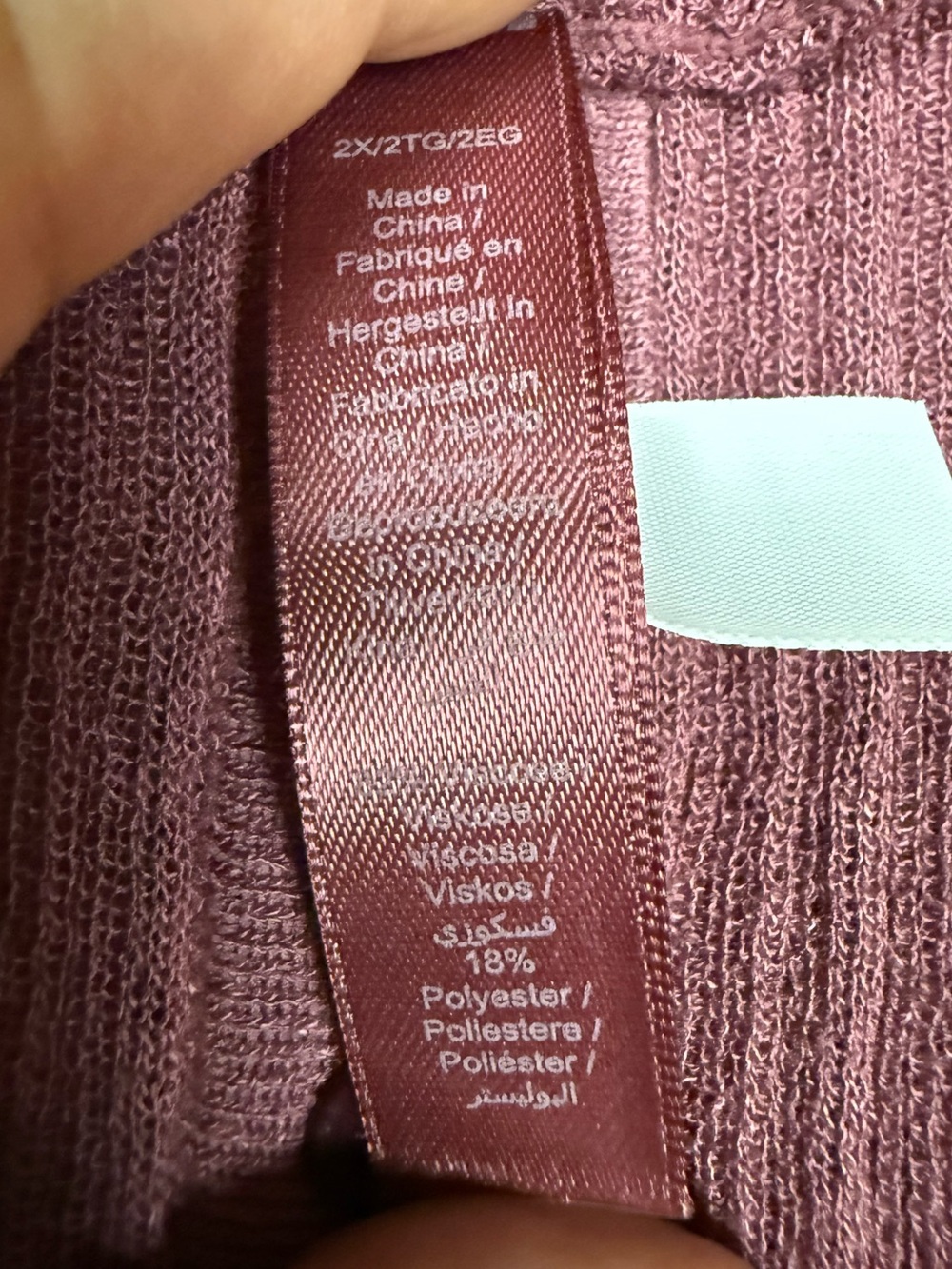 SKIMS Ribbed Classic Casual Henley Sweater in Dusty Rose Pink Athleisure - Picture 9 of 9
